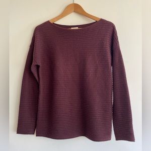 VINCE 100% Cashmere long sleeve ribbed sweater red Size XS